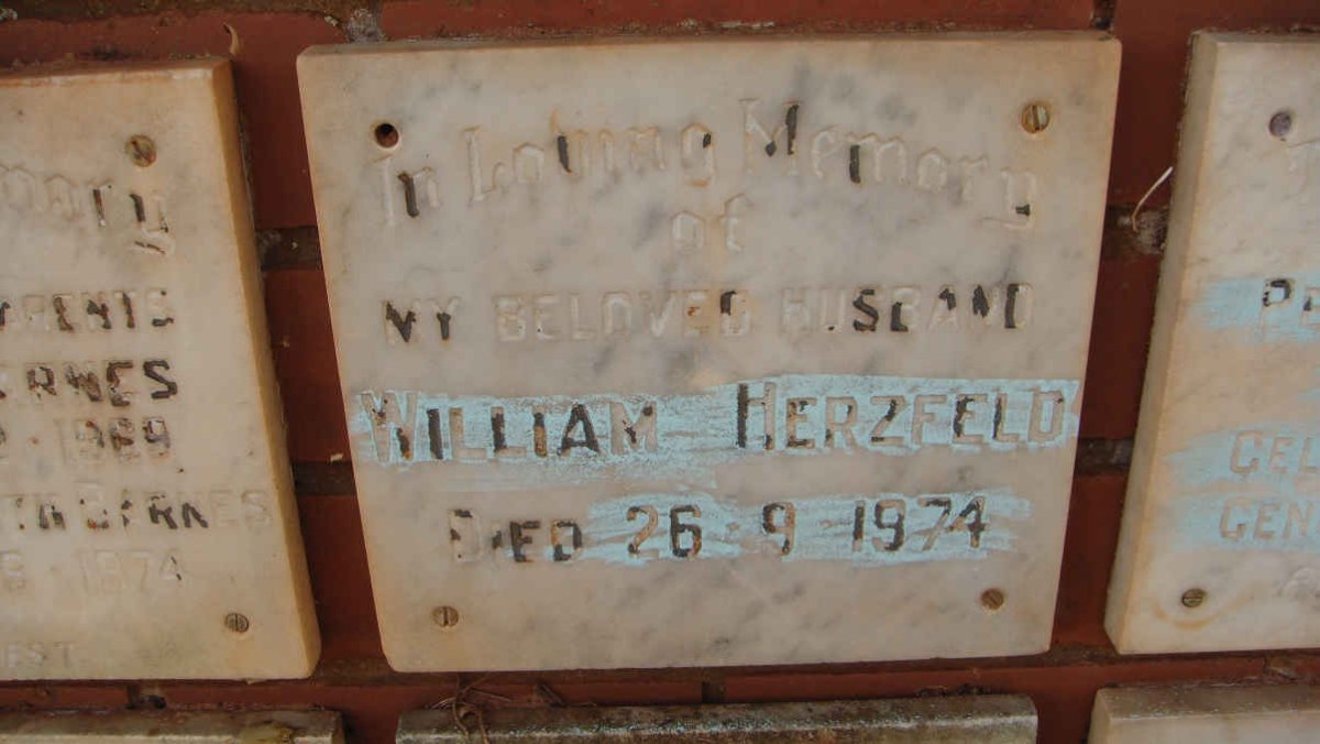 HERZFELD William -1974