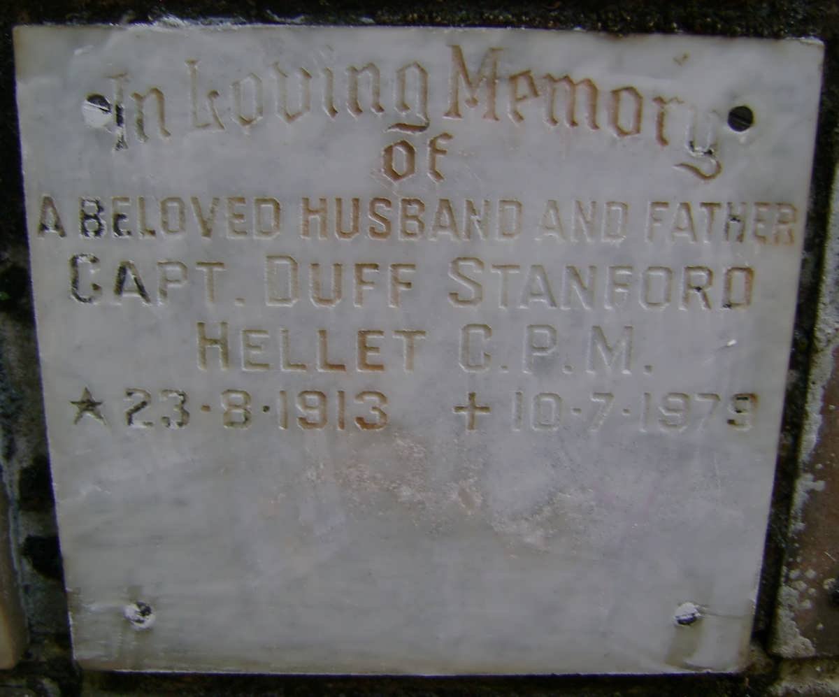 HELLET Duff Stanford 1913-1979