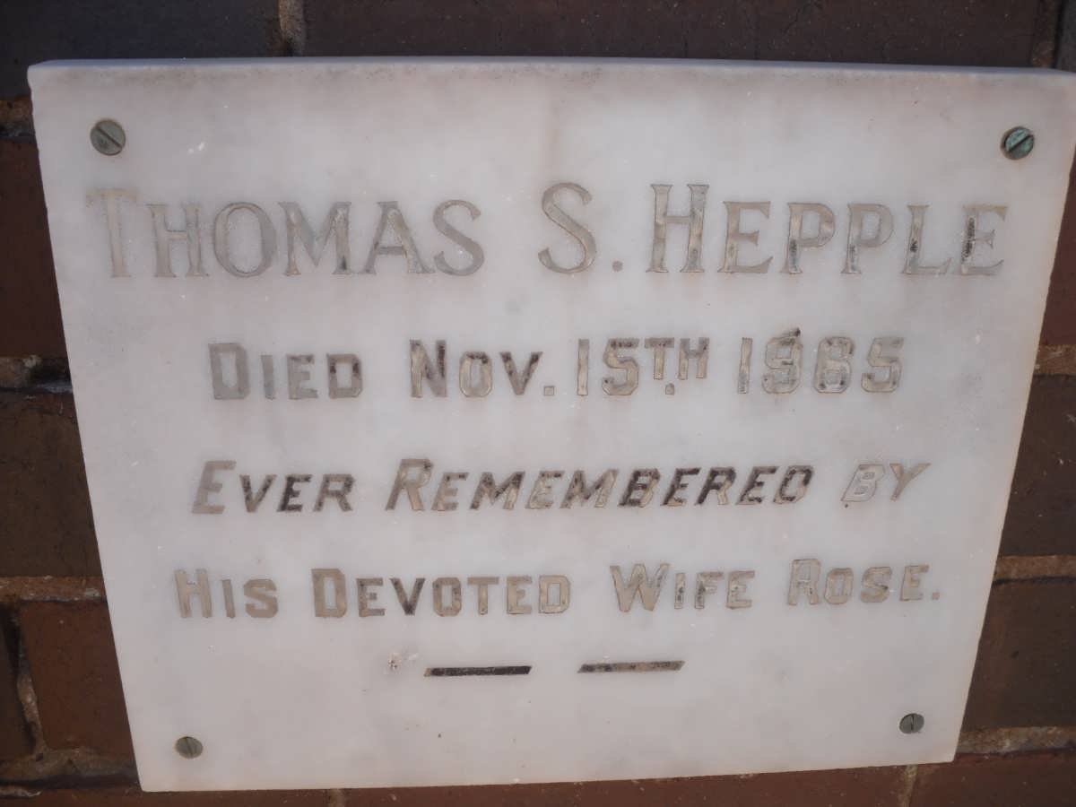 HEPPLE Thomas S. -1965