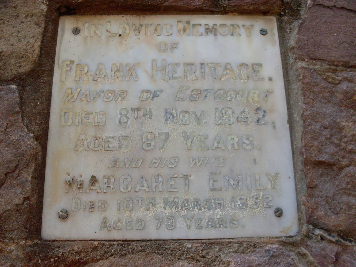 HERITAGE Frank -1942 &amp; Margaret Emily -1952