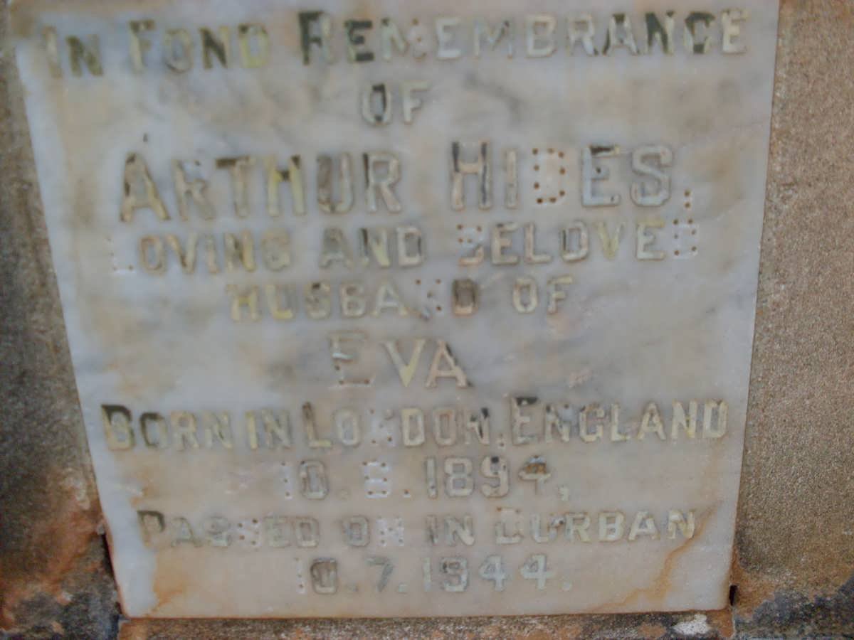 HIDES Arthur 1894-1944