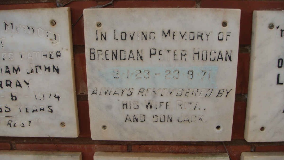 HOGAN Brendan Peter 1923-1971