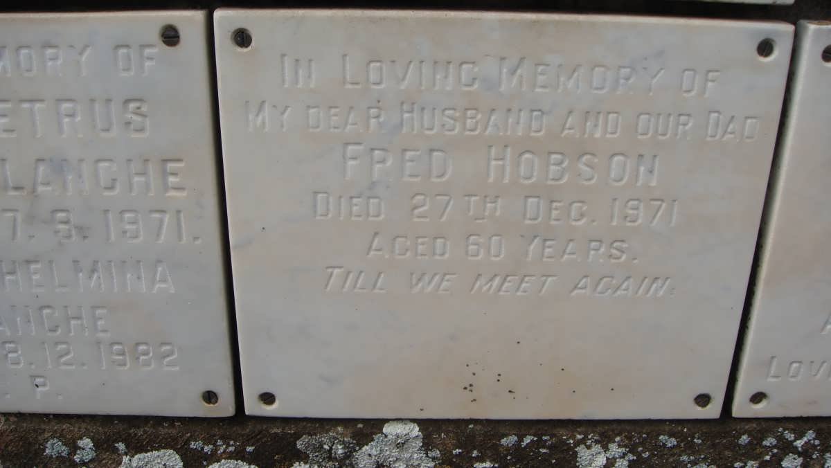HOBSON Fred -1971