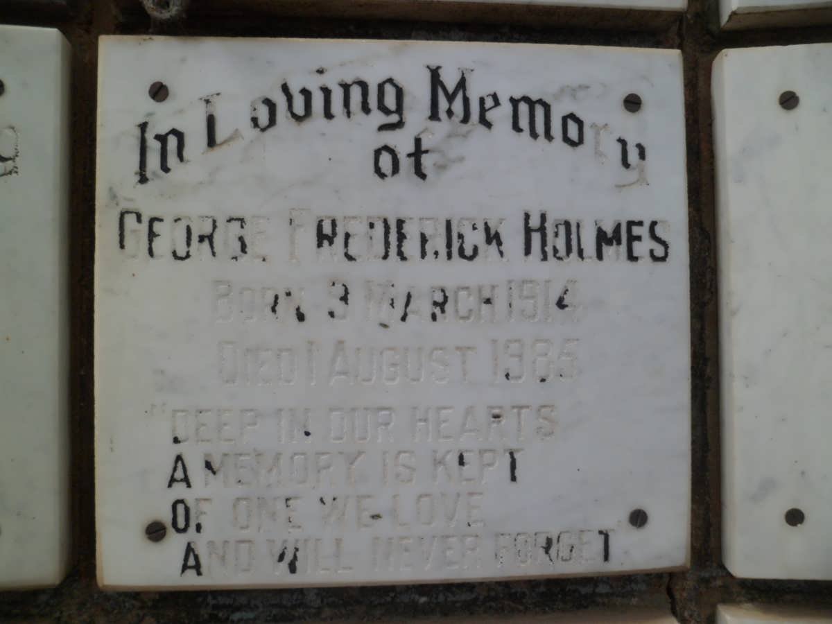 HOLMES George Frederick 1914-1985