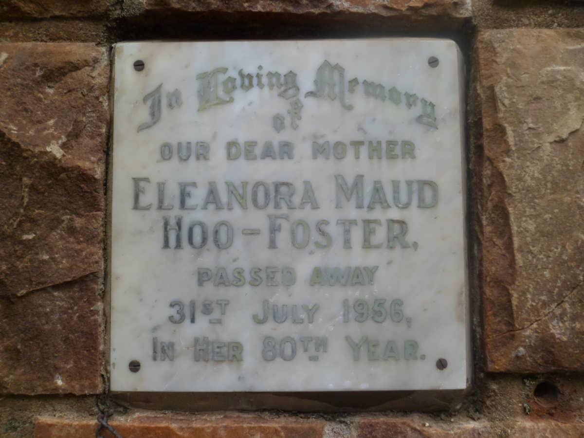 HOO-FOSTER Eleanora Maud -1956