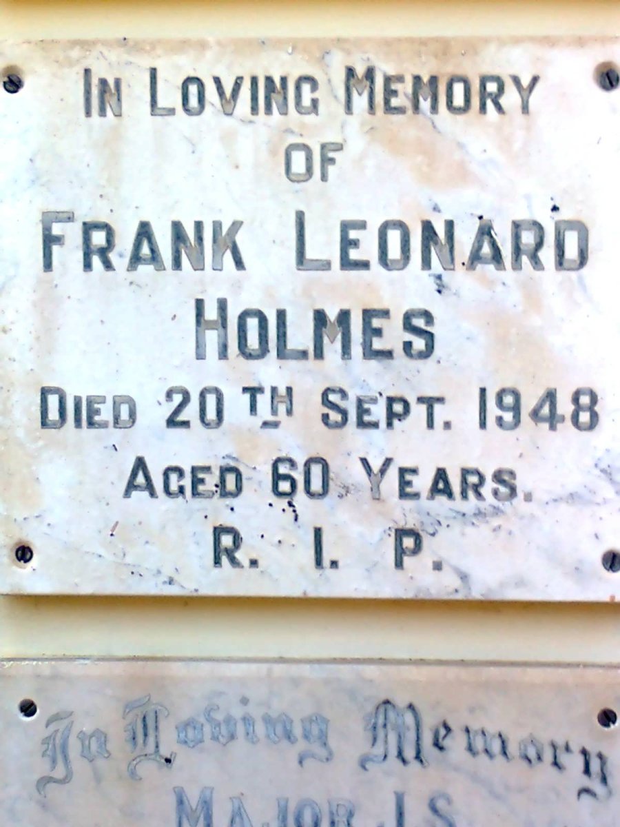 HOLMES Frank Leonard -1948