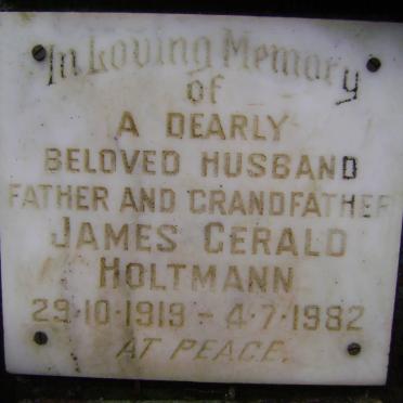 HOLTMANN James Gerald 1919-1982