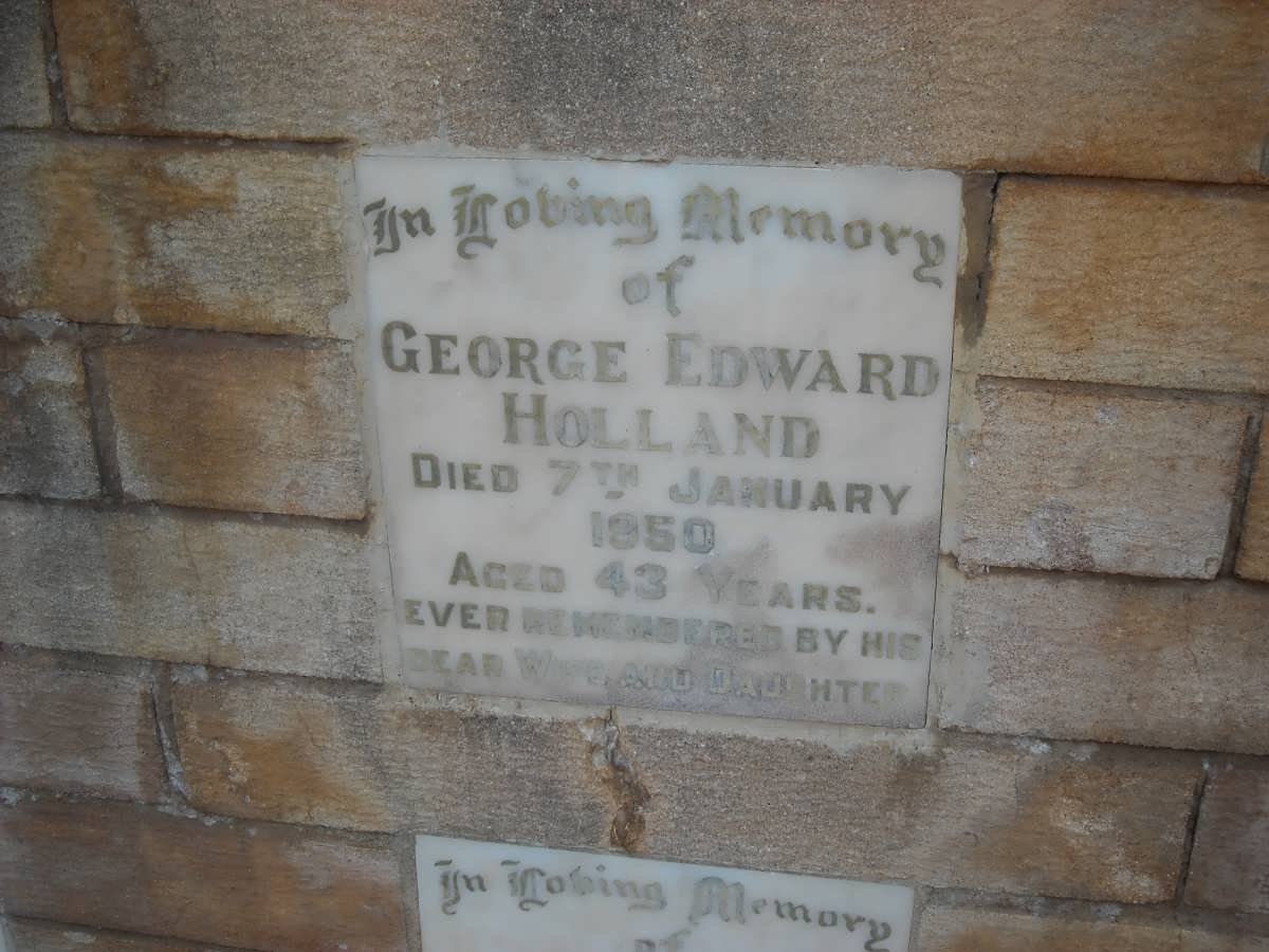 HOLLAND George Edward -1950