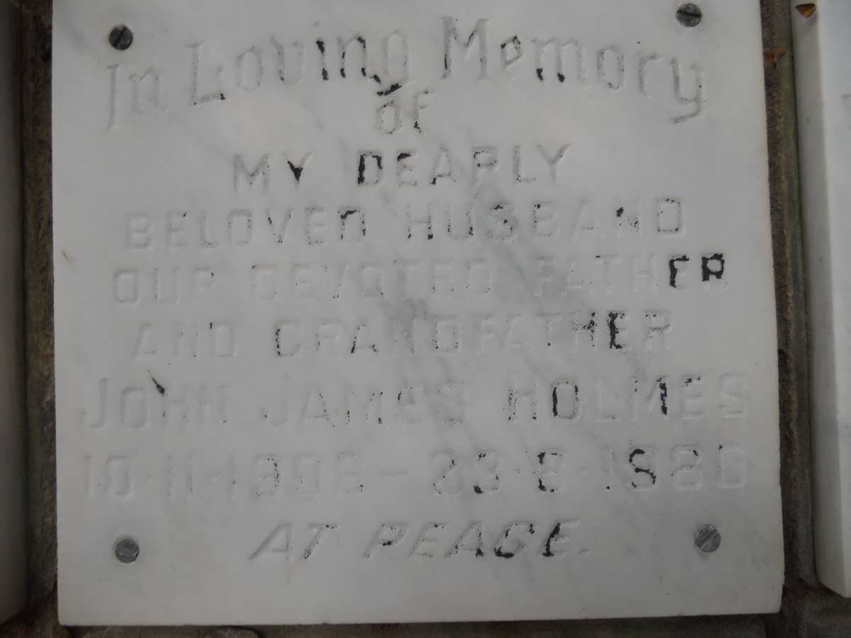 HOLMES John James 1906-1980