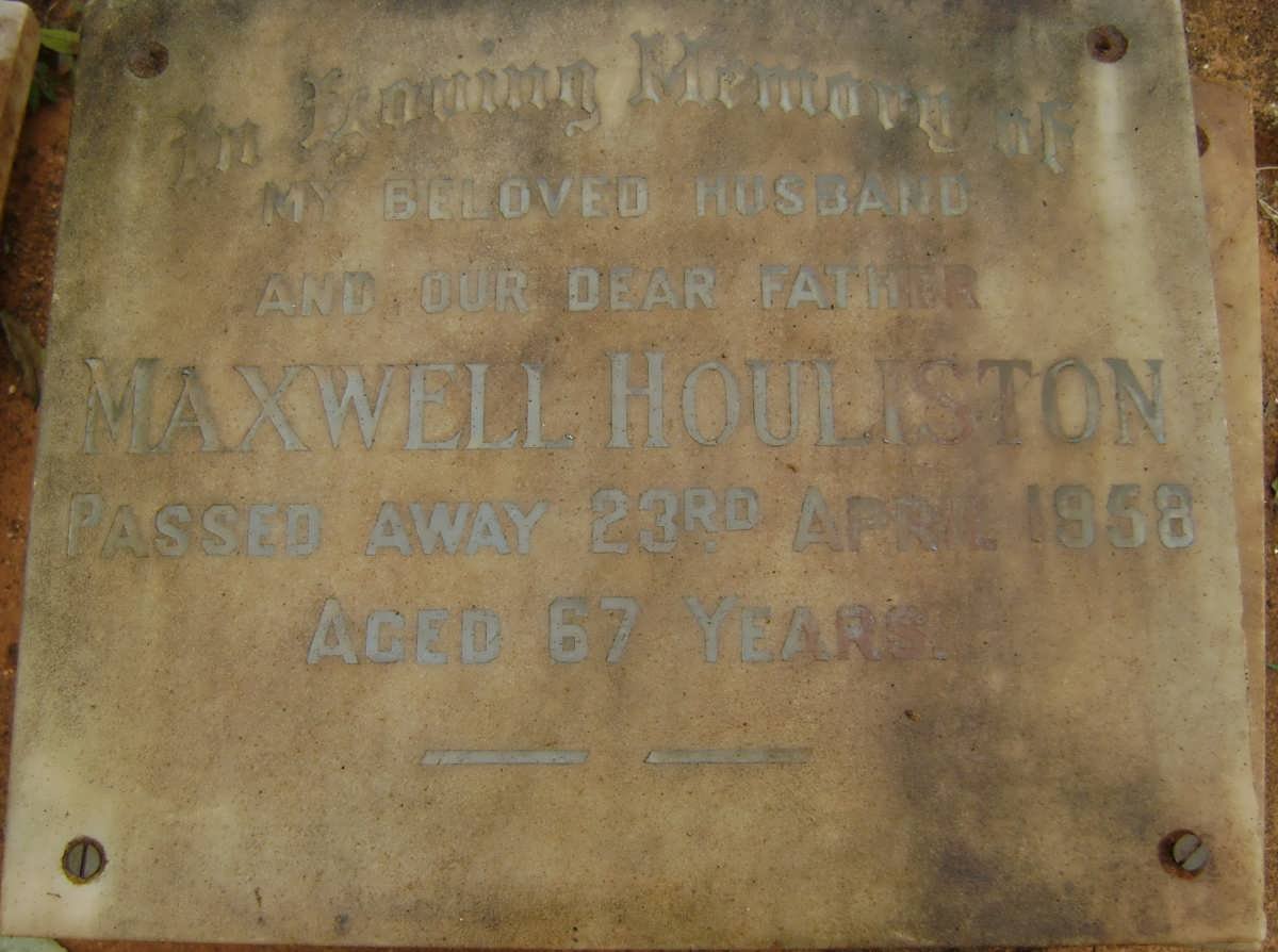 HOULISTON Maxwell -1958