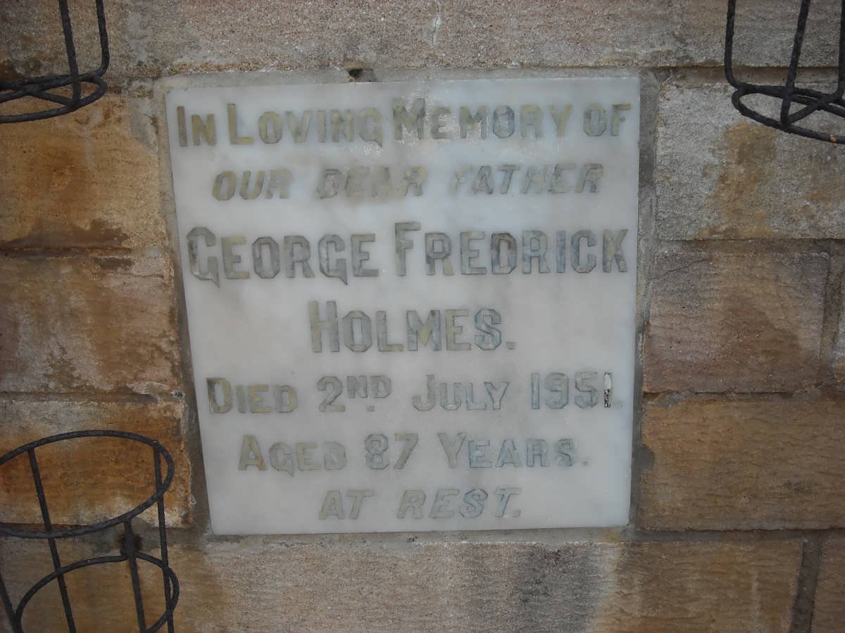 HOLMES George Fredrick -1951