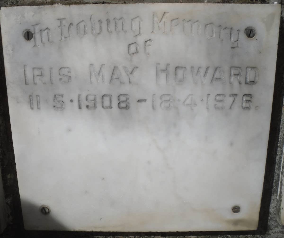 HOWARD Iris May 1908-1976