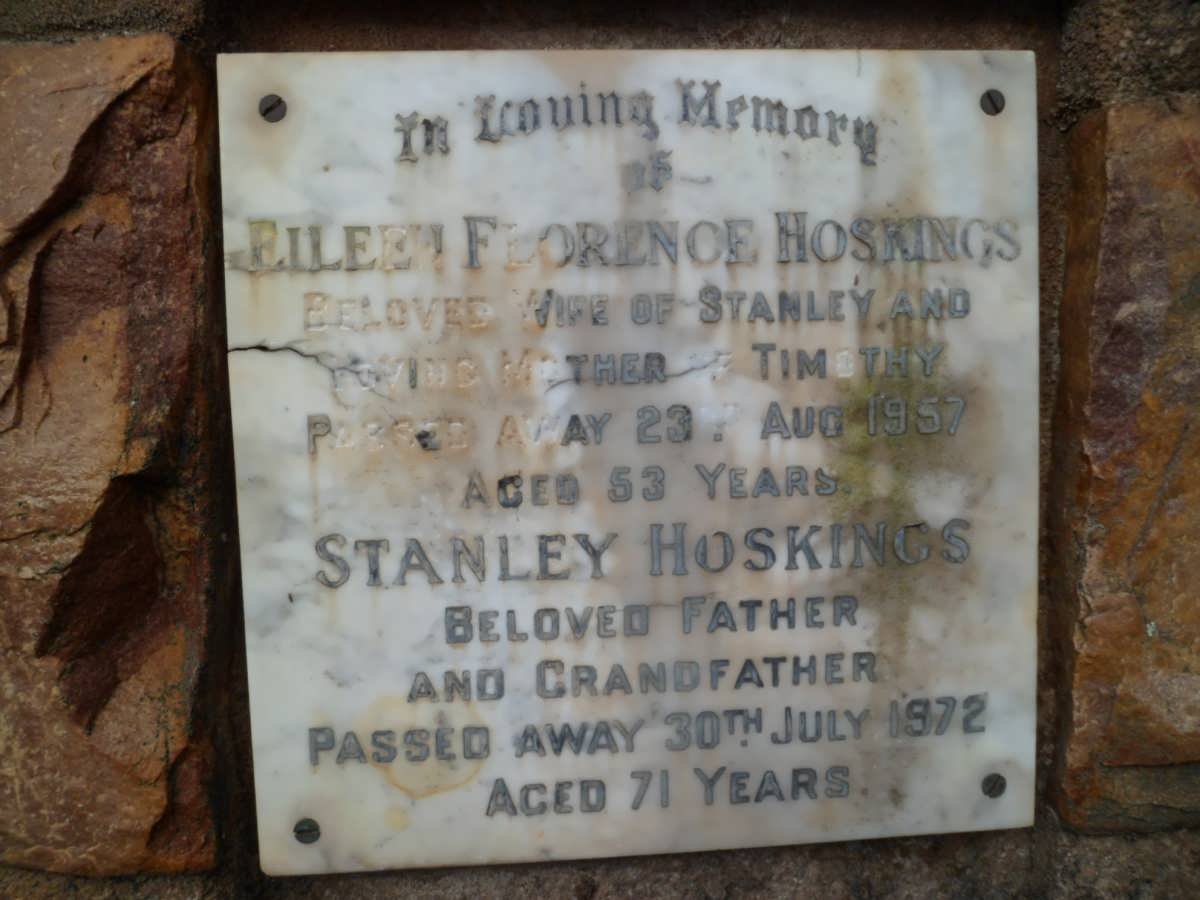 HOSKINGS Stanley -1972 &amp; Eileen Florence -1957