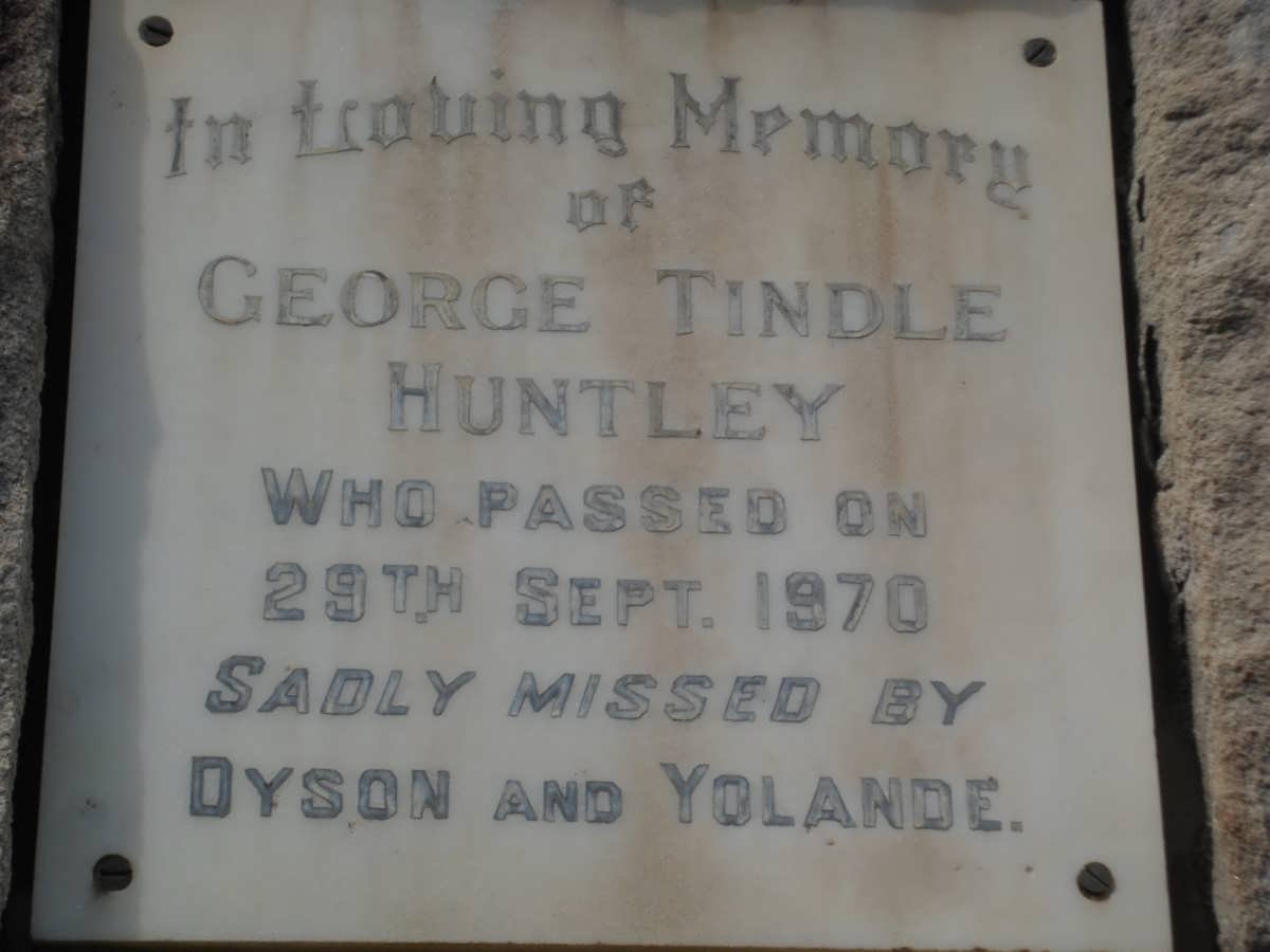 HUNTLEY George Tindle -1970