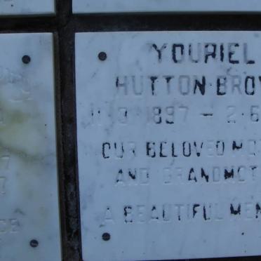 HUTTON-BROWN Youriel 1897-1987