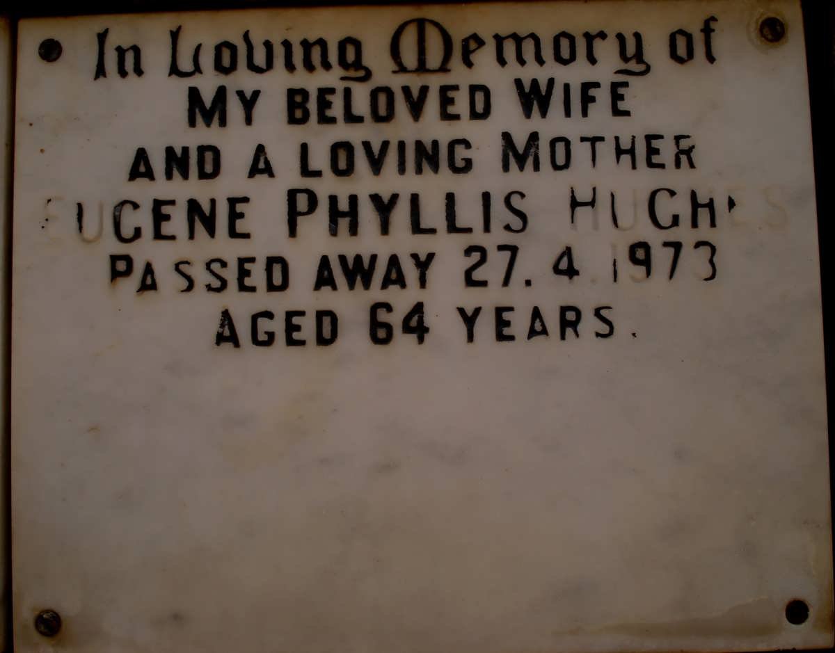 HUGHES Eugene Phyllis -1973