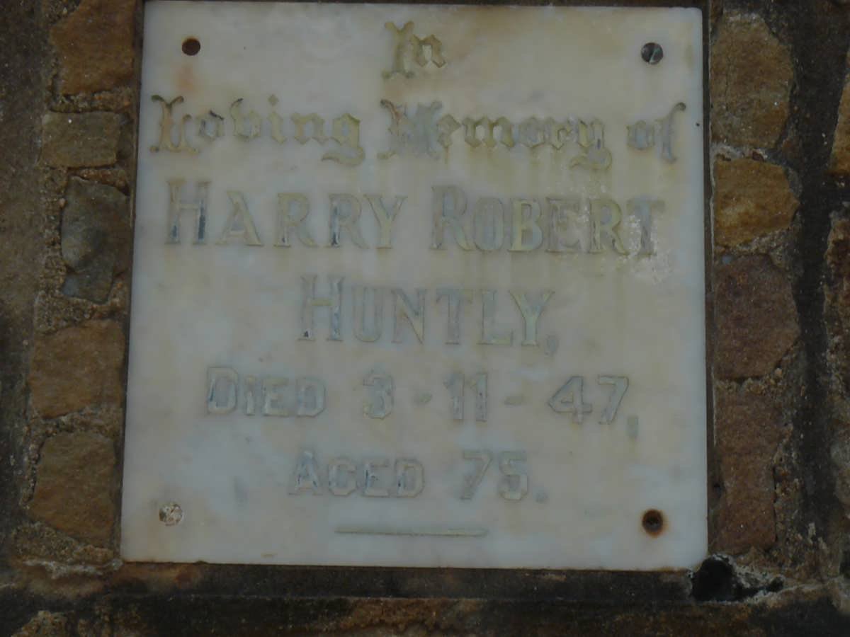 HUNTLY Harry Robert -1947