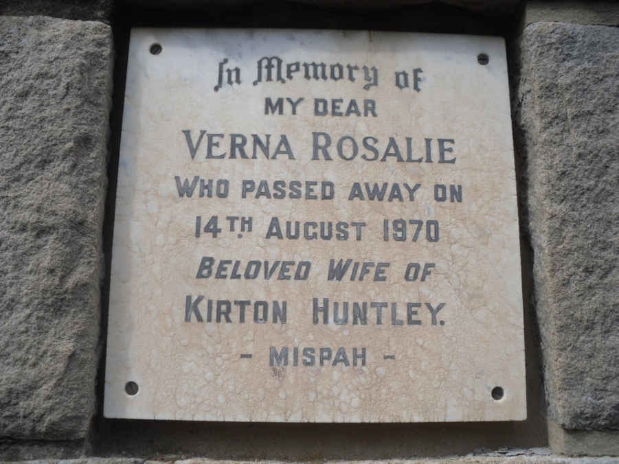 HUNTLEY Verna Rosalie -1970