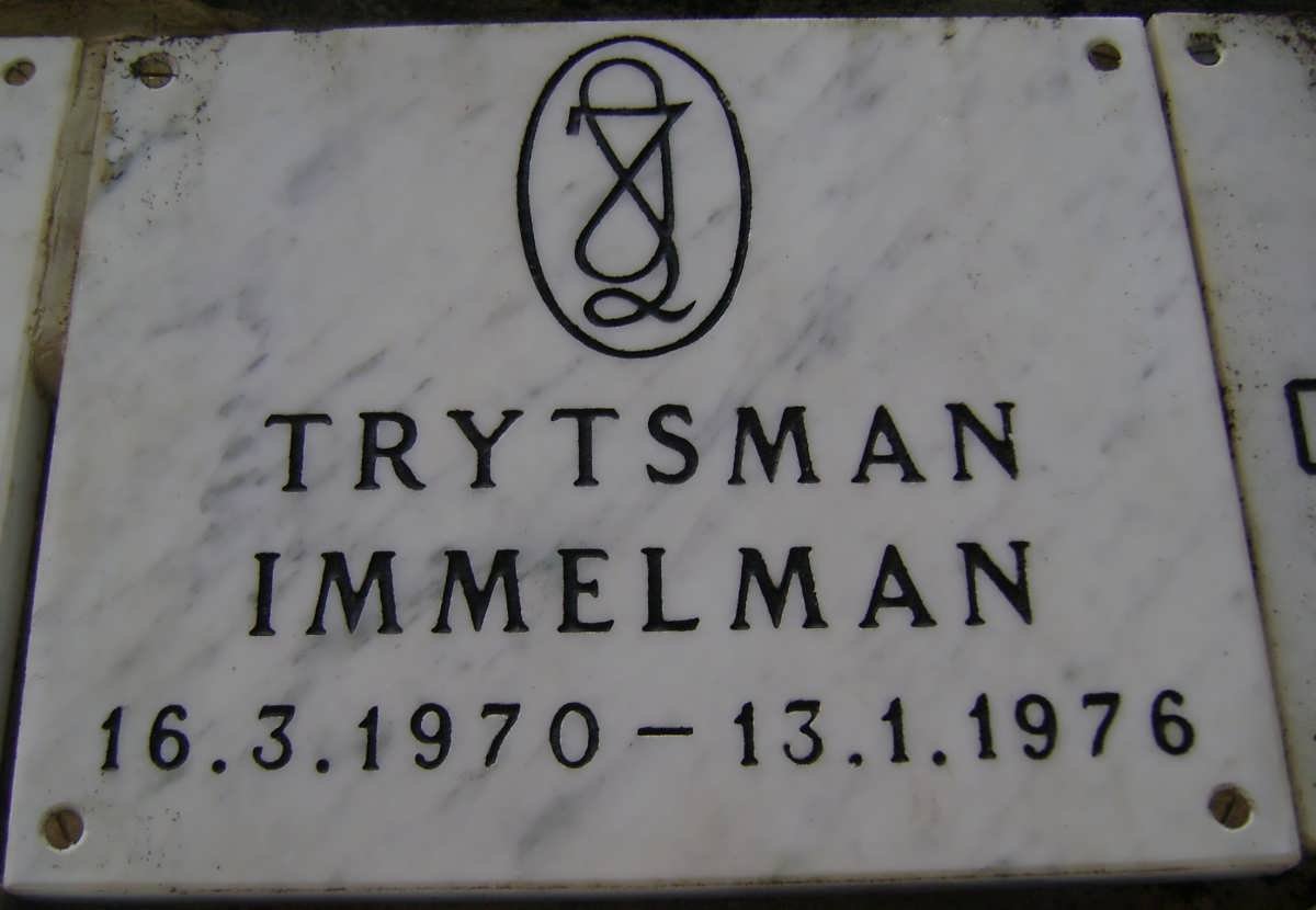 IMMELMAN Trytsman 1970-1976