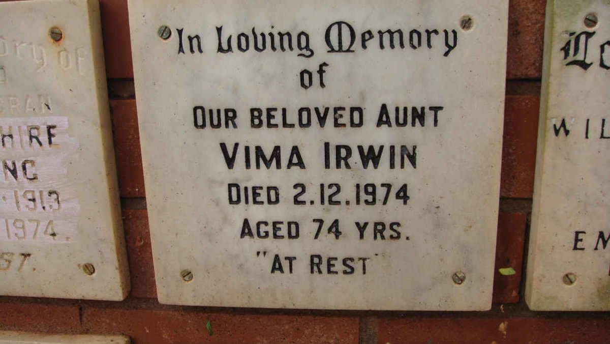 IRWIN Vima -1974