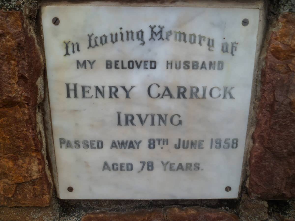 IRVING Henry Carrick -1958