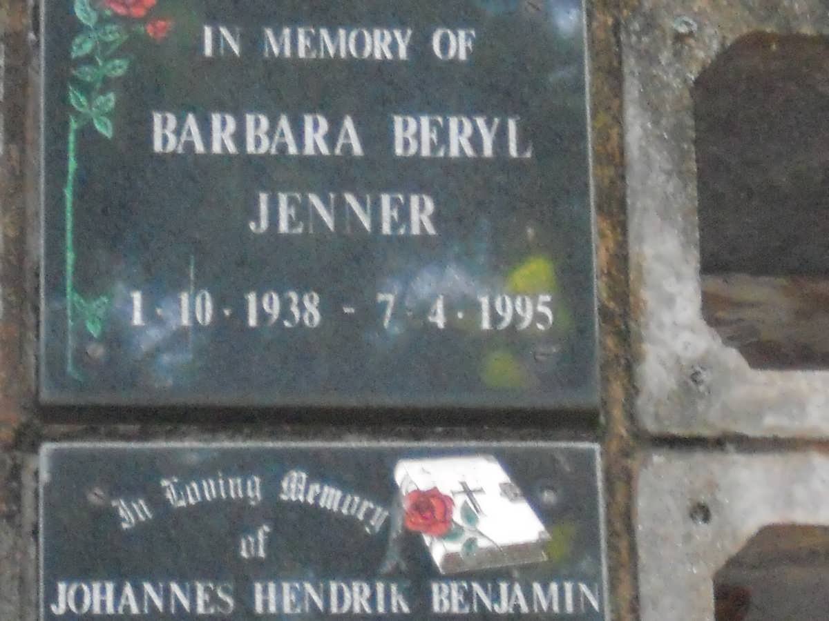 JENNER Barbara Beryl 1938-1995