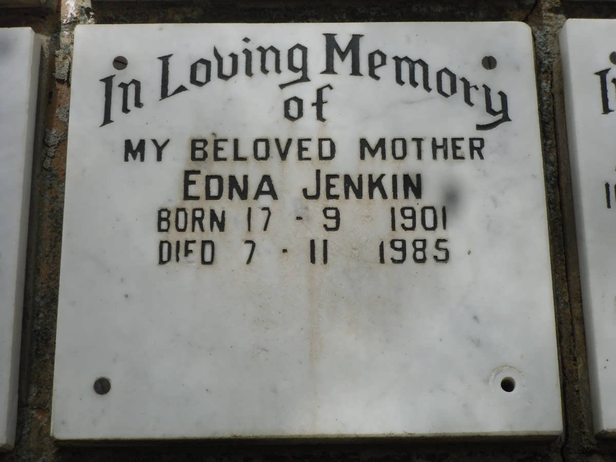 JENKIN Edna 1901-1985