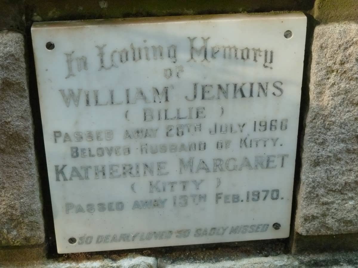 JENKINS William -1966 &amp; Katherine Margaret -1970