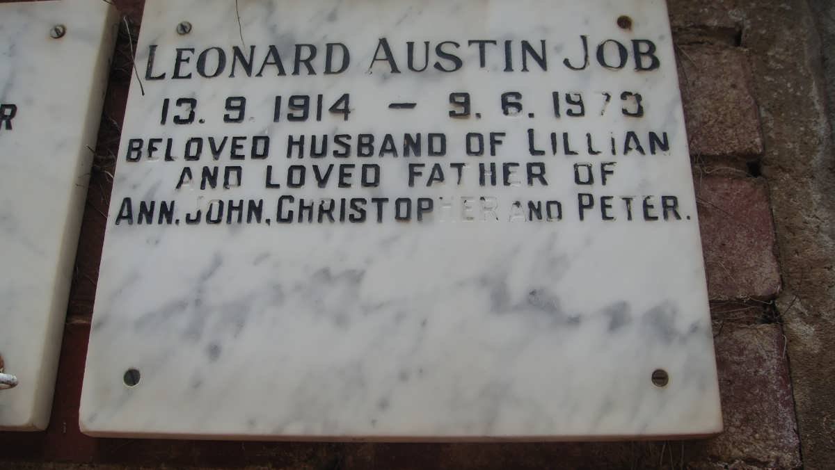 JOB Leonard Austin -1914-1973