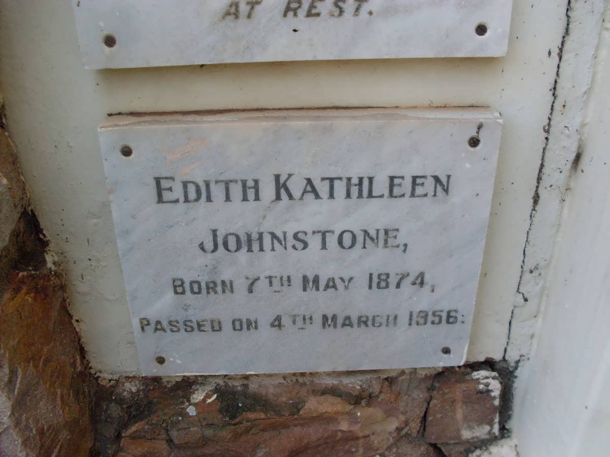 JOHNSTONE Edith Kathleen 1874-1956