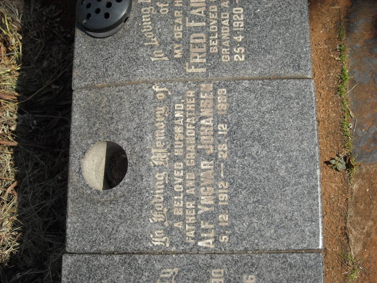 JOHANSEN Alf Yngvar 1912-1989