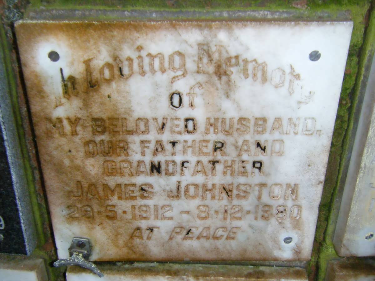 JOHNSTON James 1912-1980