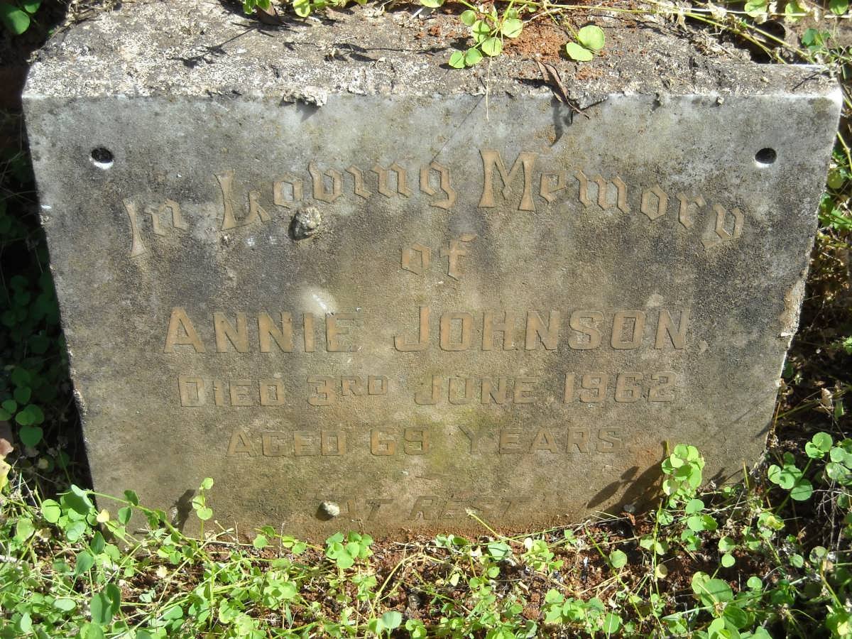 JOHNSON Annie -1962