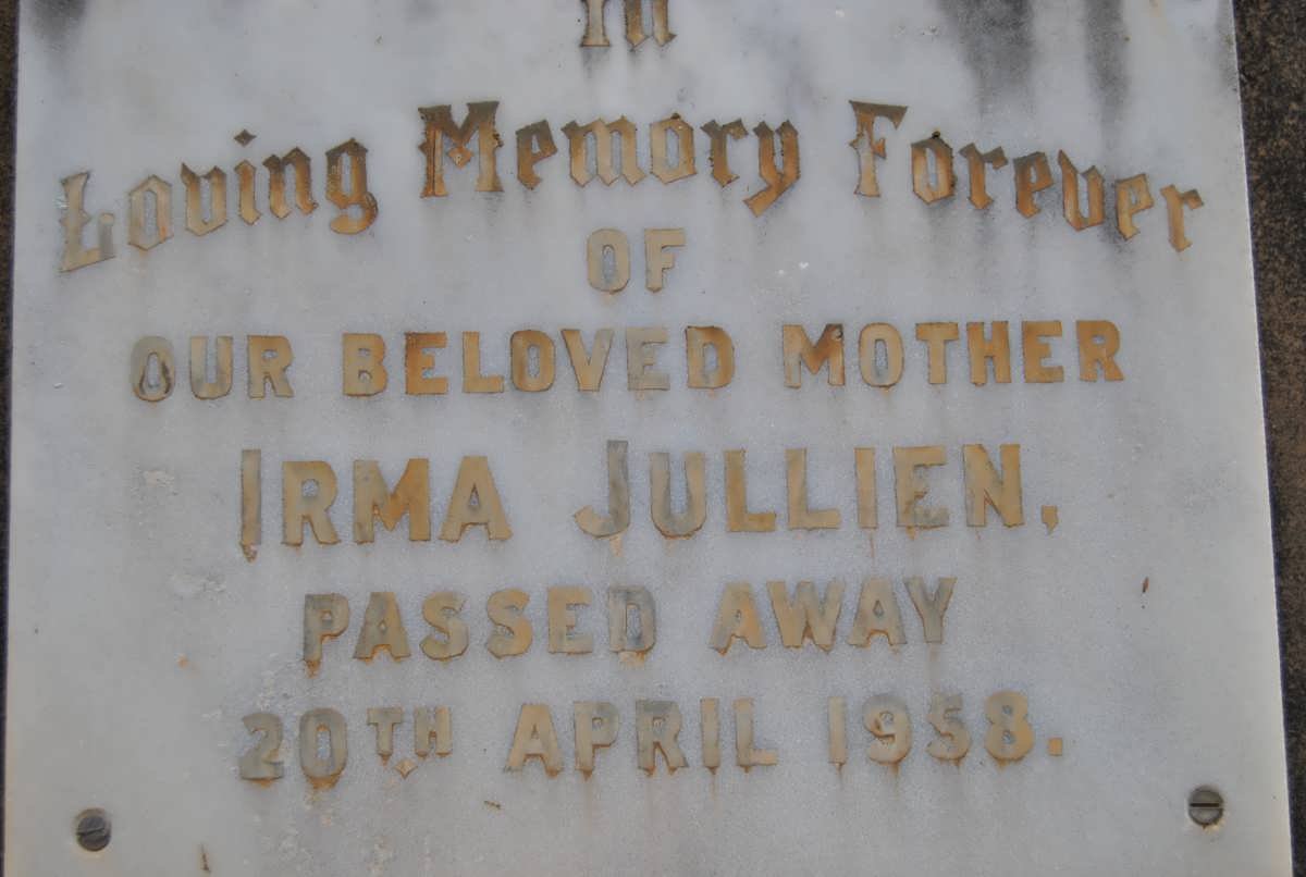 JULLIEN Irma -1958