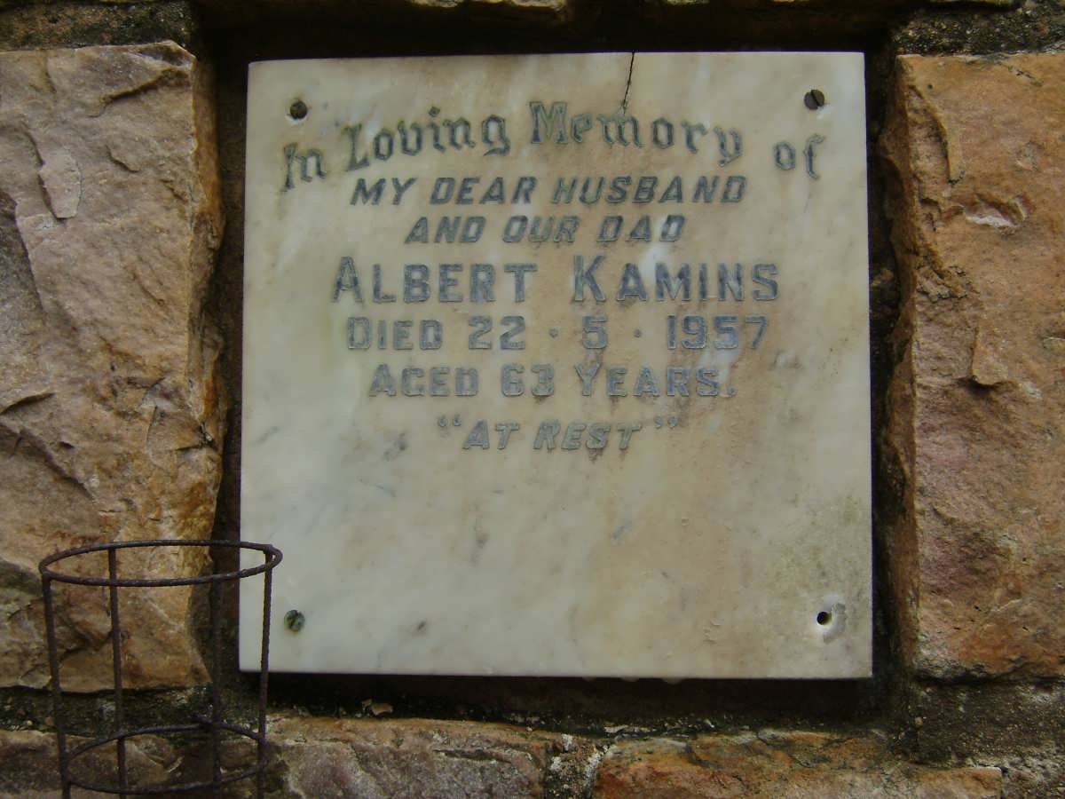 KAMINS Albert -1957