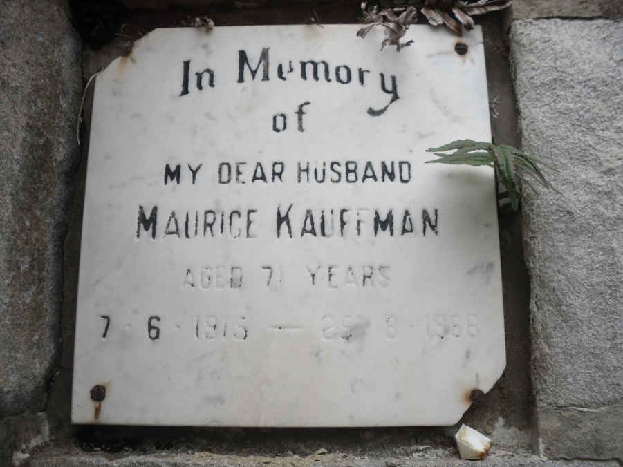 KAUFFMAN Maurice 1915-1966