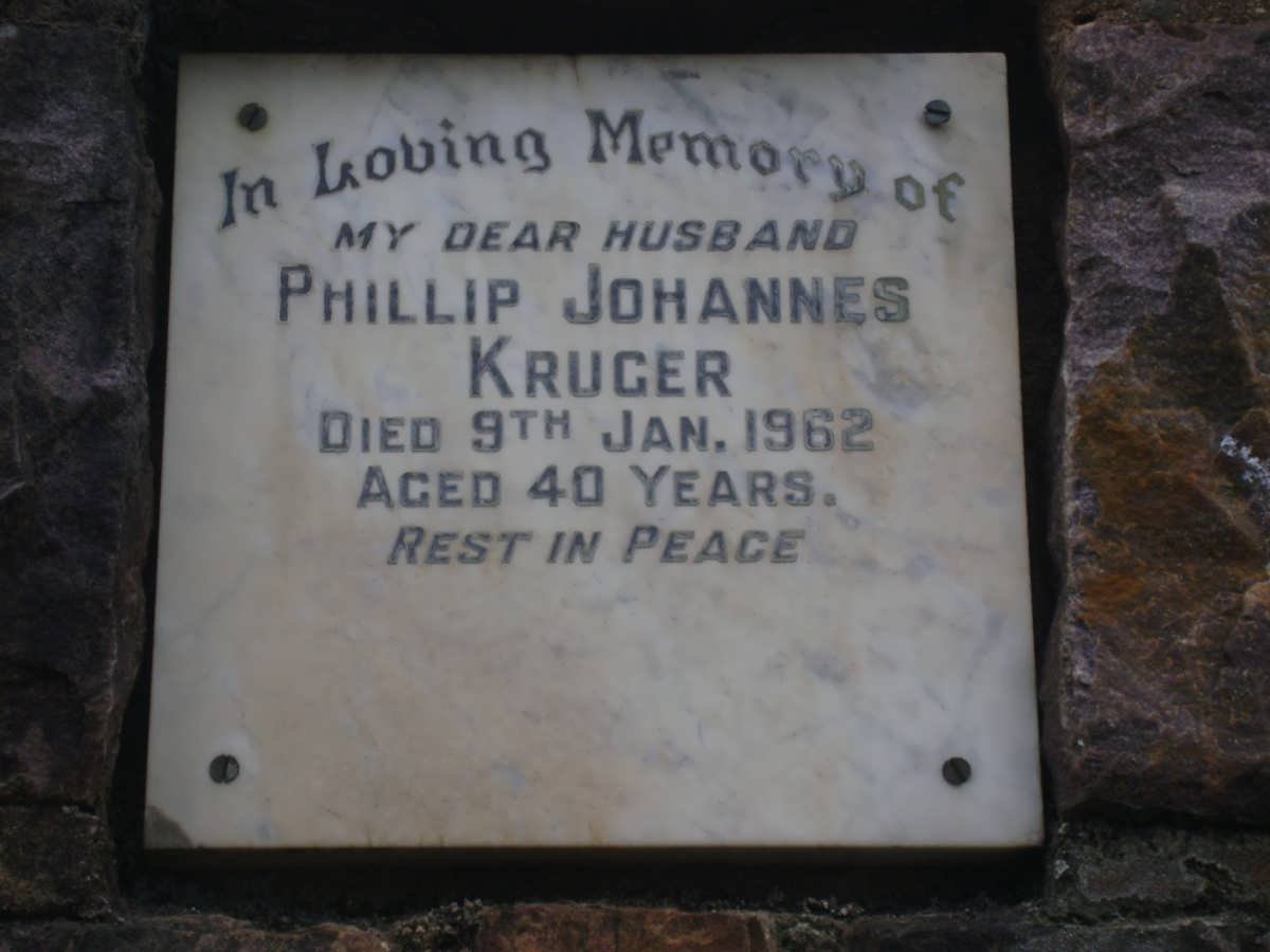 KRUGER Phillip Johannes -1962