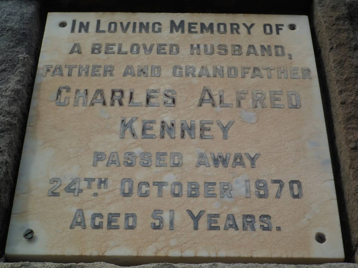 KENNY Charles Alfred -1970