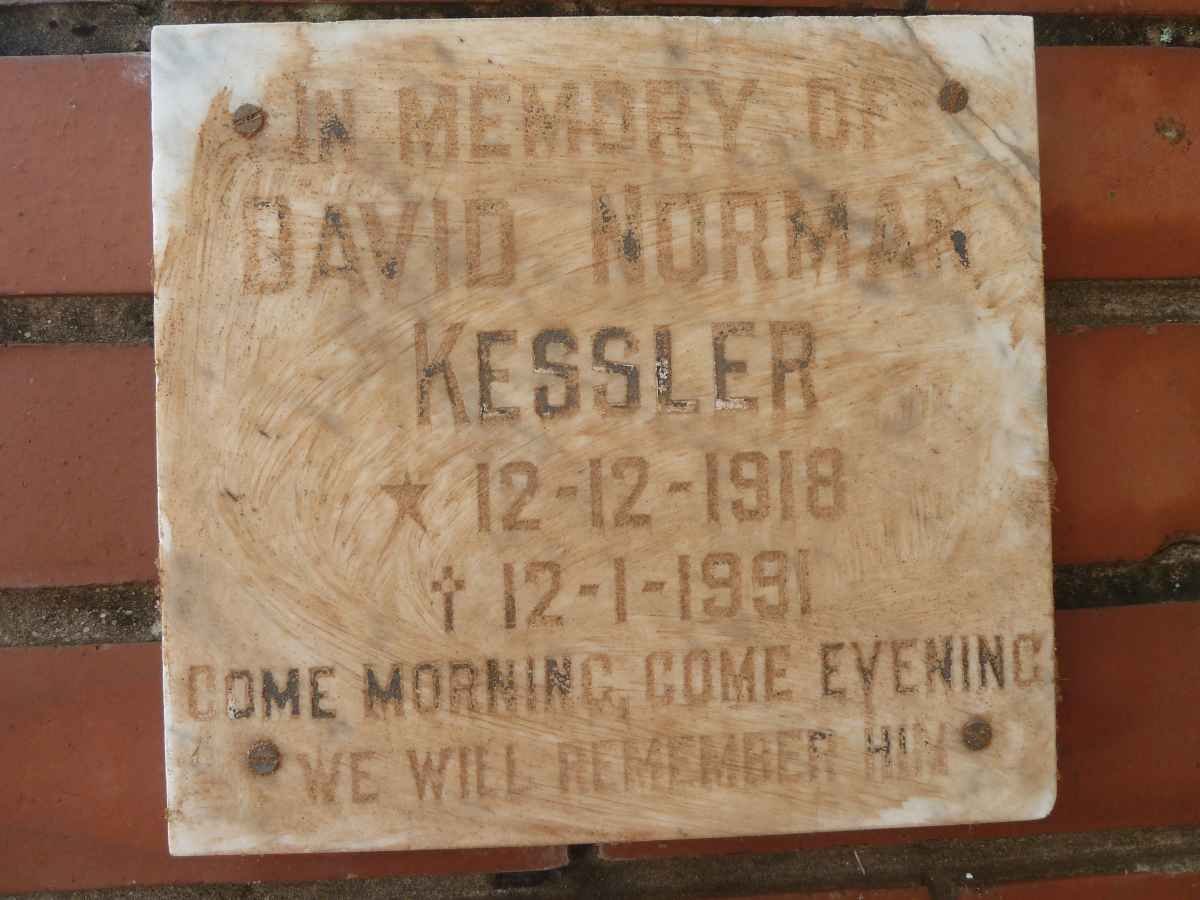 KESSLER David Norman 1918-1991