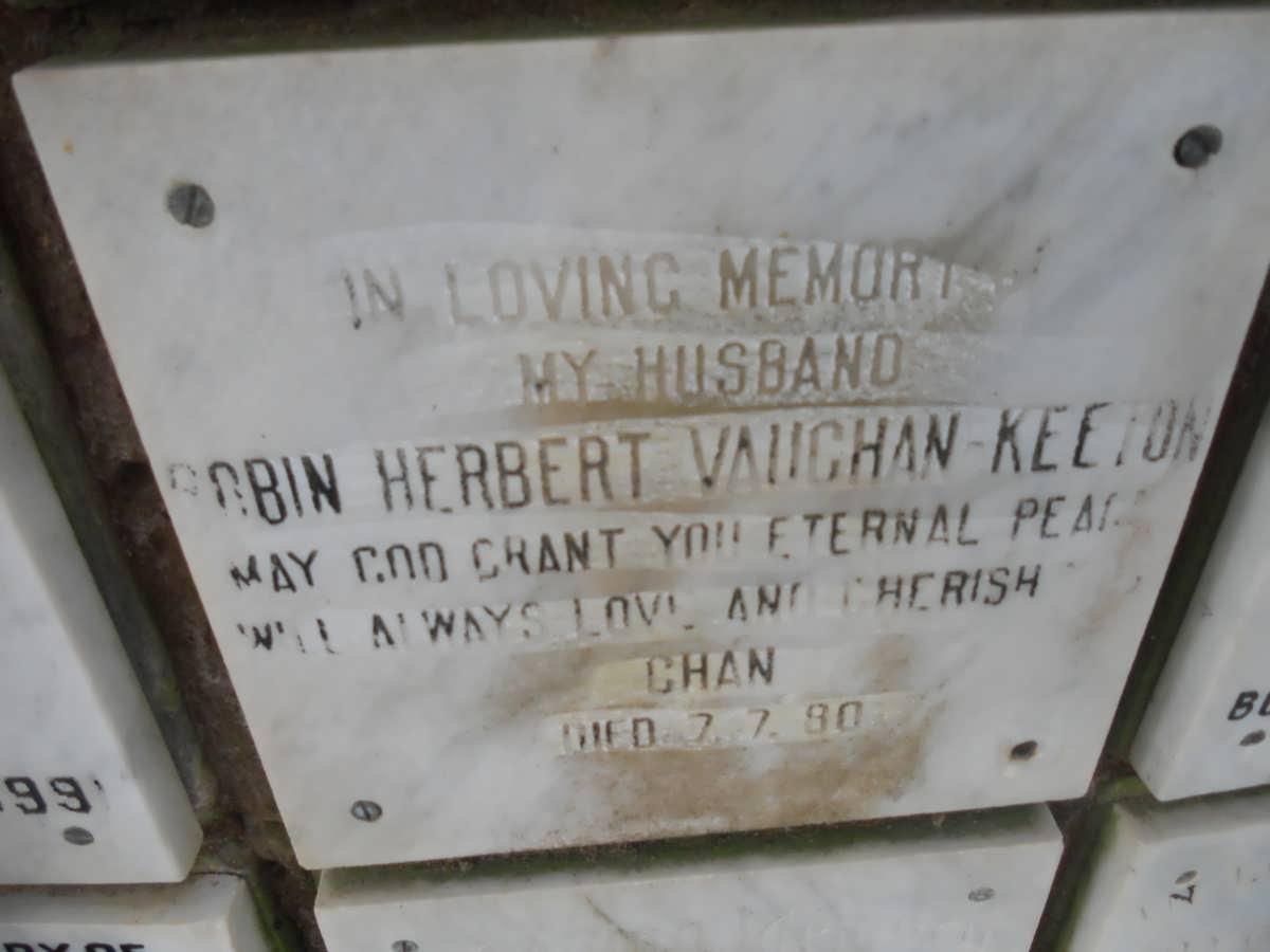 KEETON Robin Herbert Vaughan -1980
