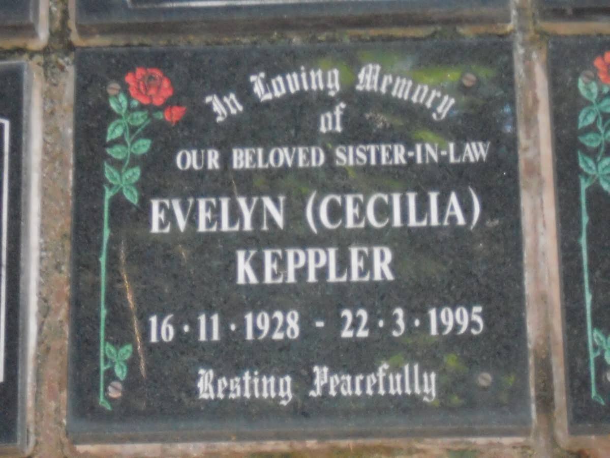 KEPPLER Evelyn 1928-1995