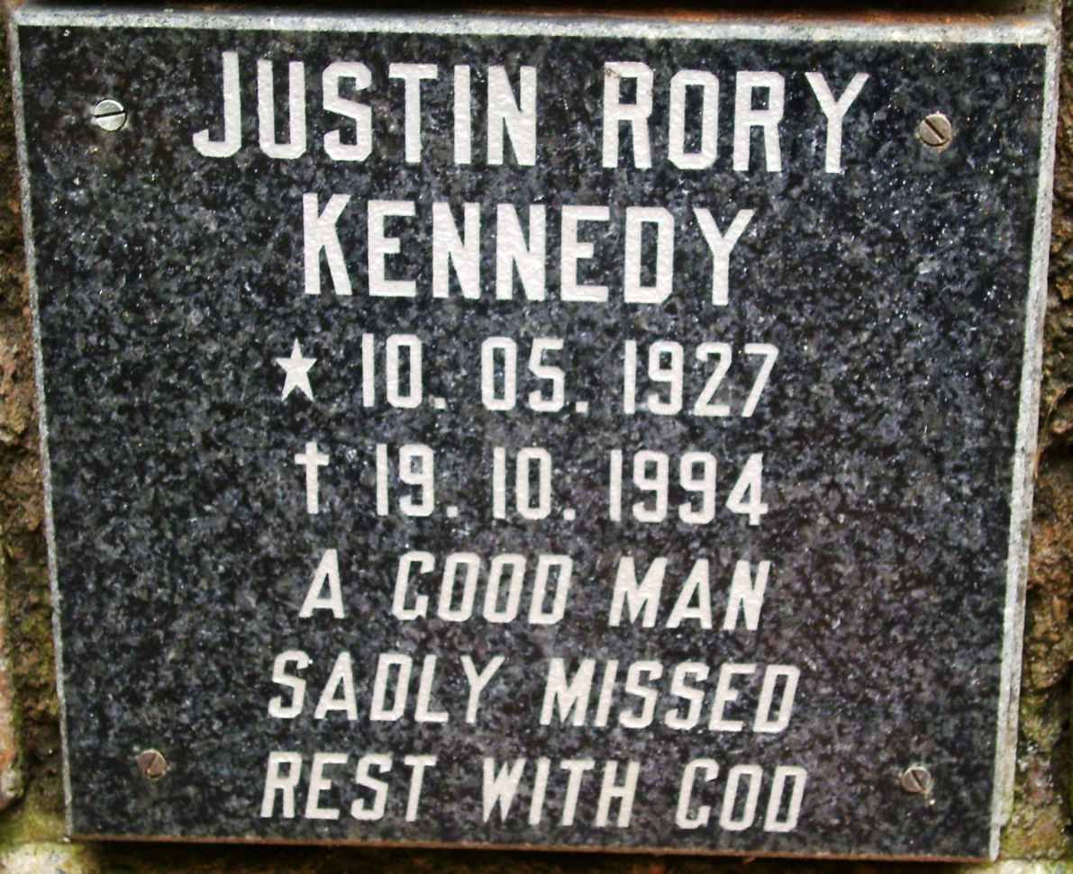 KENNEDY Justin Rory 1927-1994