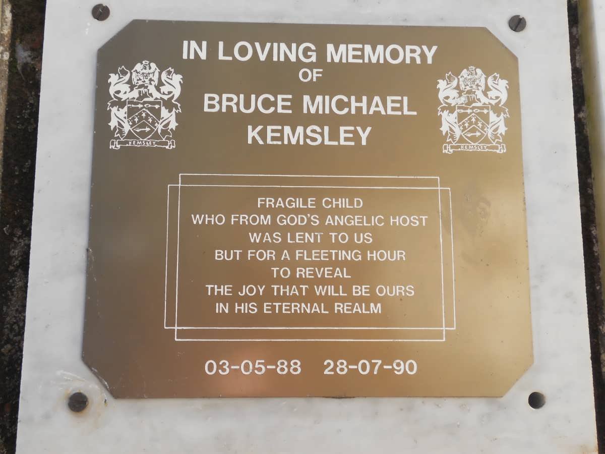 KEMSLEY Bruce Michael 1988-1990