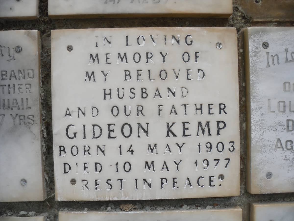 KEMP Gideon 1903-1977