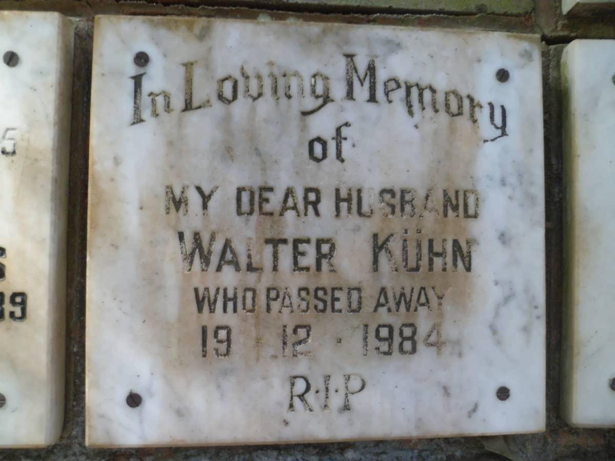 KUHN Walter -1984