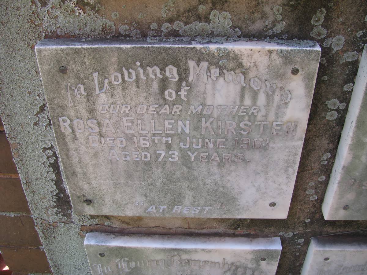 KIRSTEN Rosa Ellen -1961