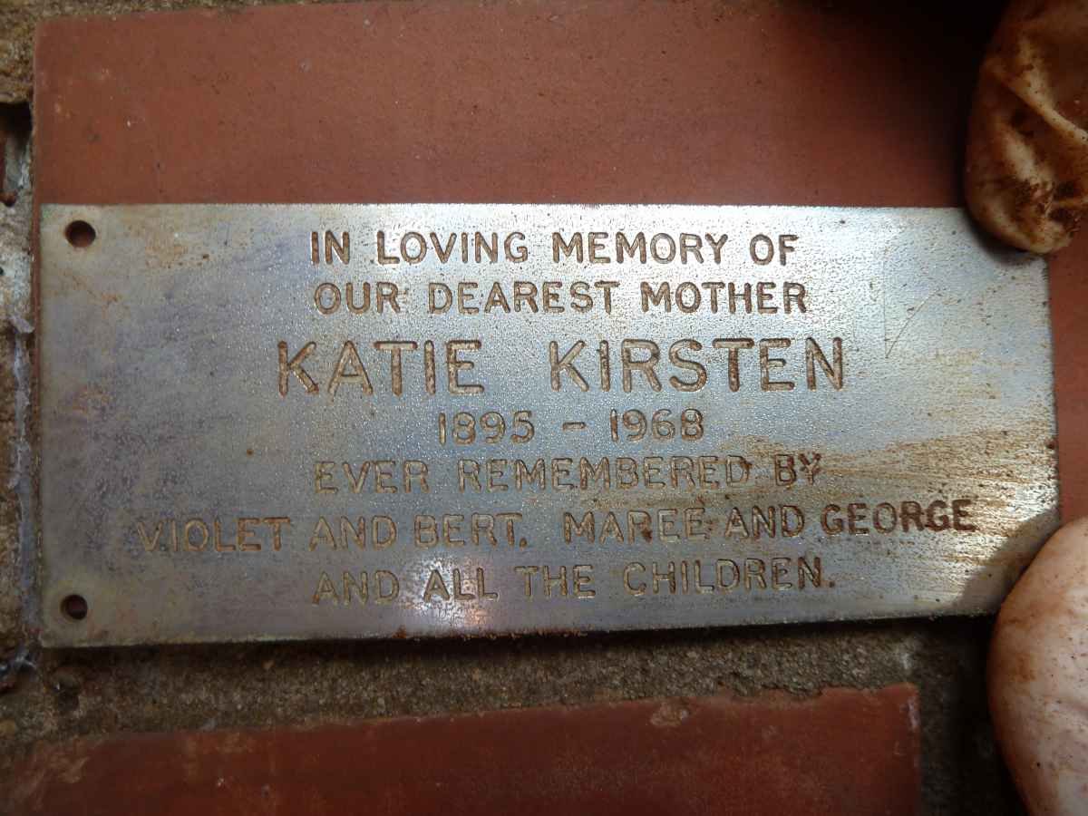 KIRSTEN Katie 1895-1968
