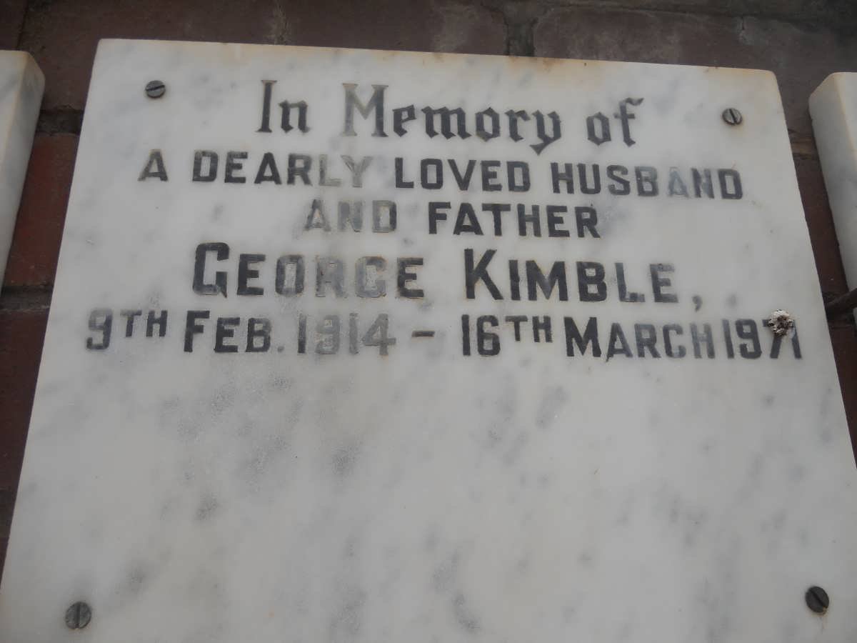 KIMBLE George 1914-1971