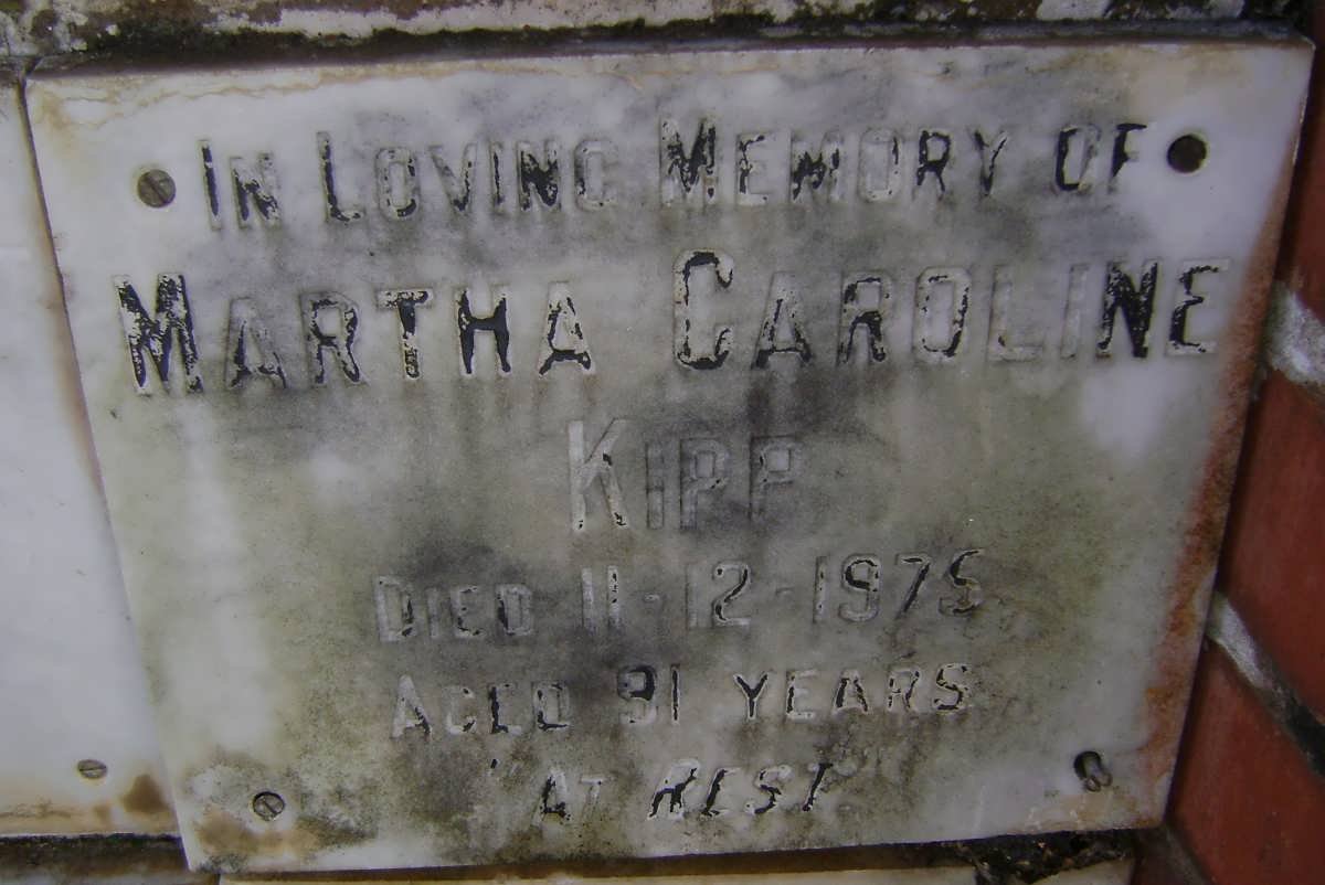 KIPP Martha Caroline -1975