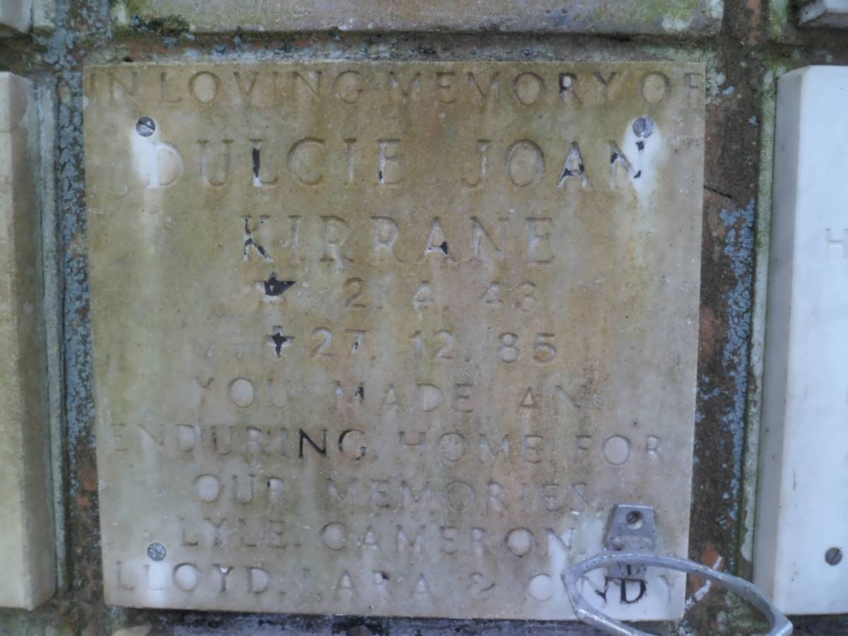 KIRRANE Dulcie Joan 1943-1985